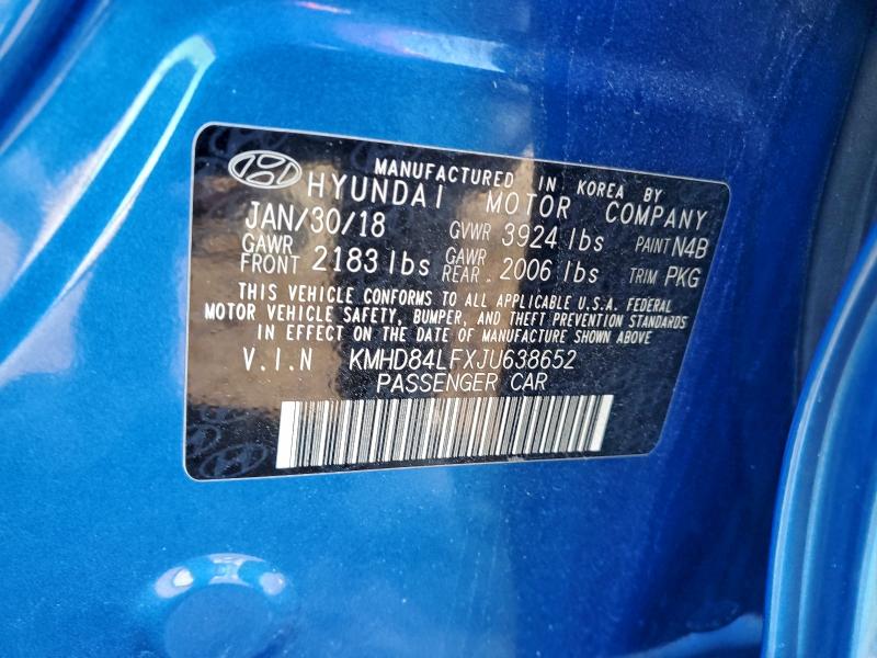 2018 HYUNDAI ELANTRA SE #3303069831