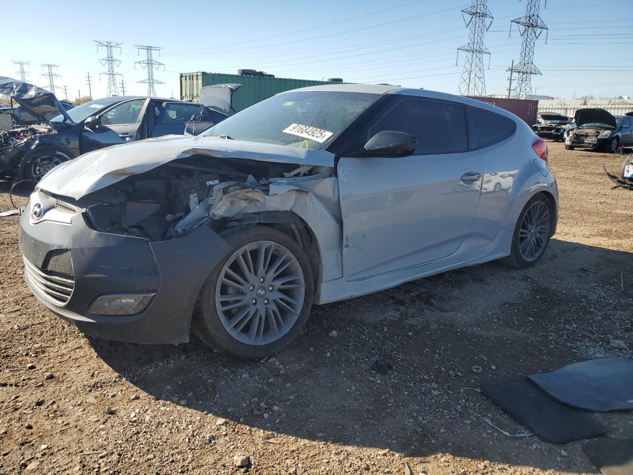 Lot #3286511155 2013 HYUNDAI VELOSTER