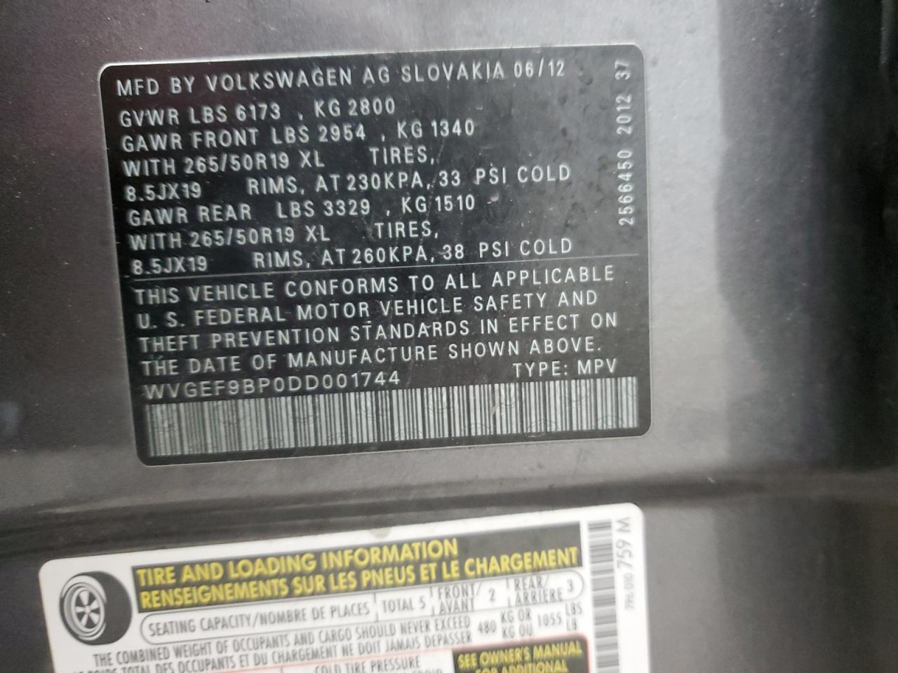 VOLKSWAGEN TOUAREG V6