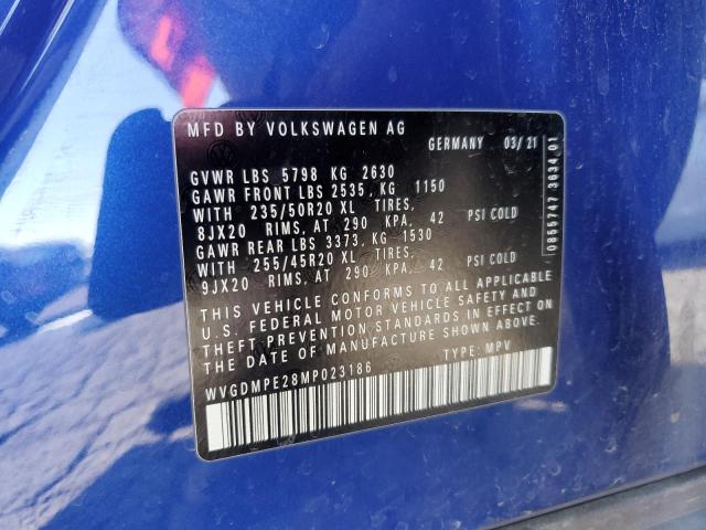 2021 VOLKSWAGEN ID.4 FIRST WVGDMPE28MP023186