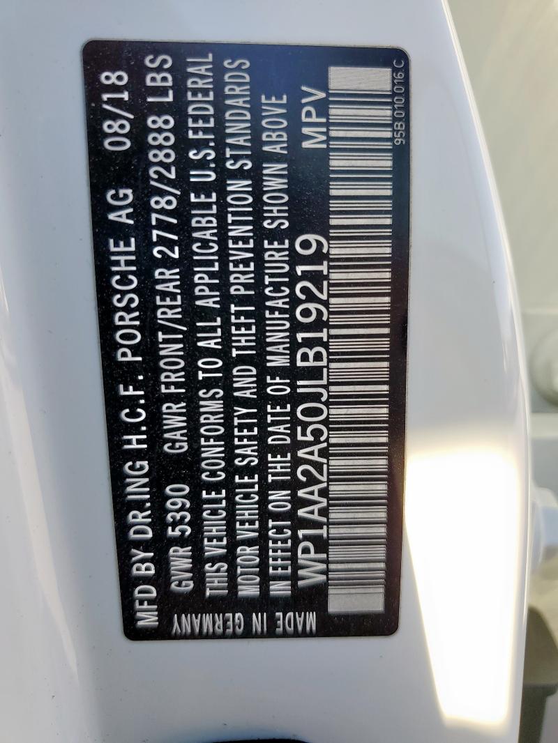 2018 PORSCHE MACAN #3293504427