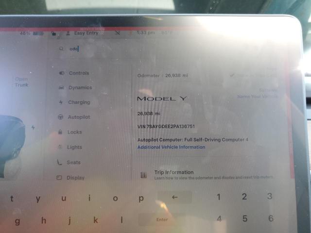 2023 TESLA MODEL Y - 7SAYGDEE2PA136751