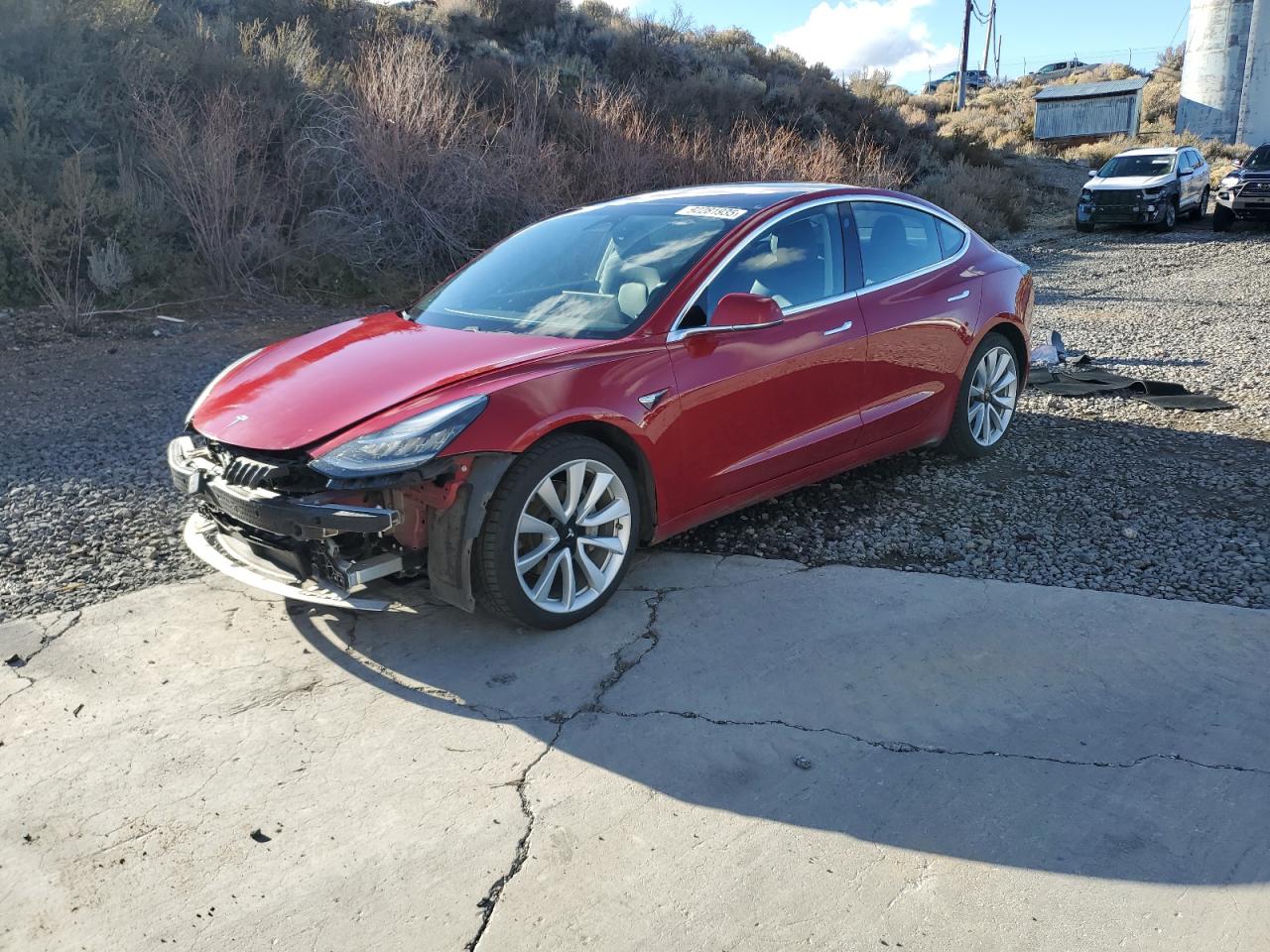 Lot #3291390132 2018 TESLA MODEL 3