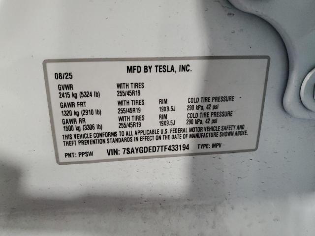 2026 TESLA MODEL Y #3304670932