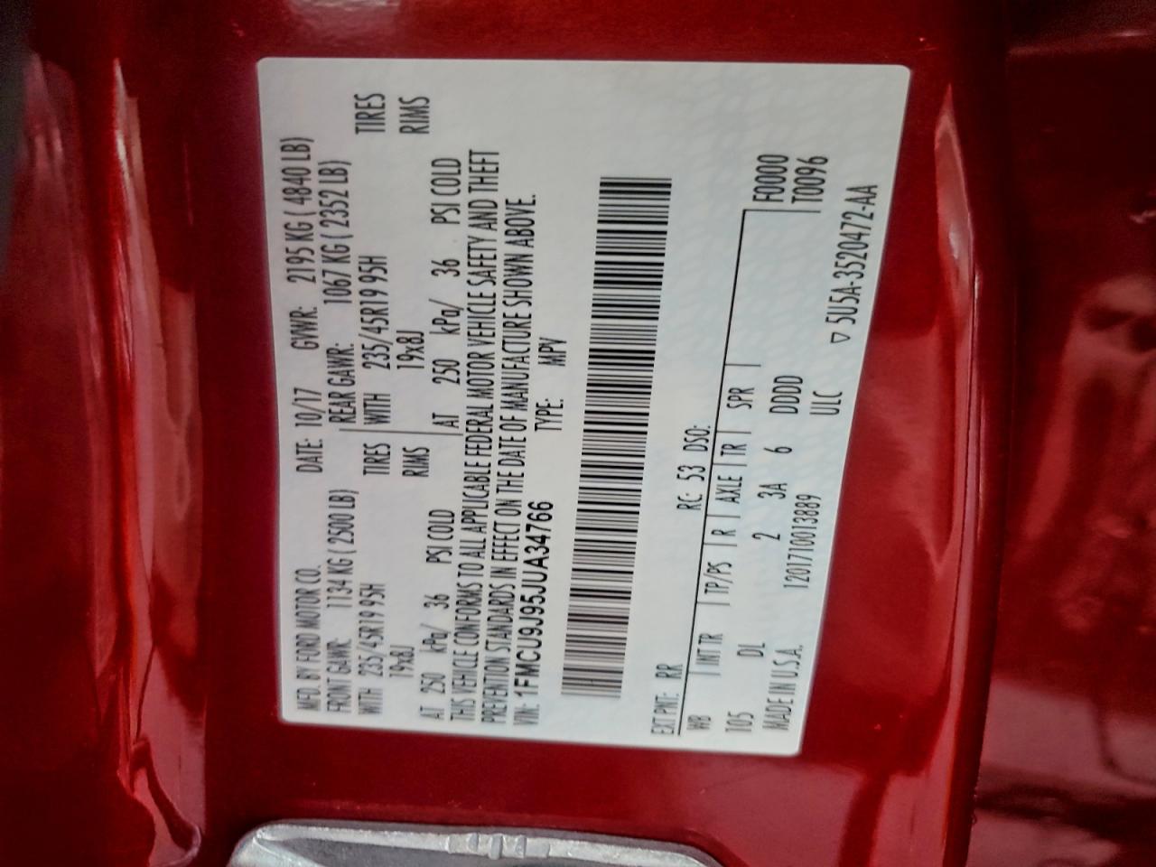 FORD ESCAPE TITANIUM