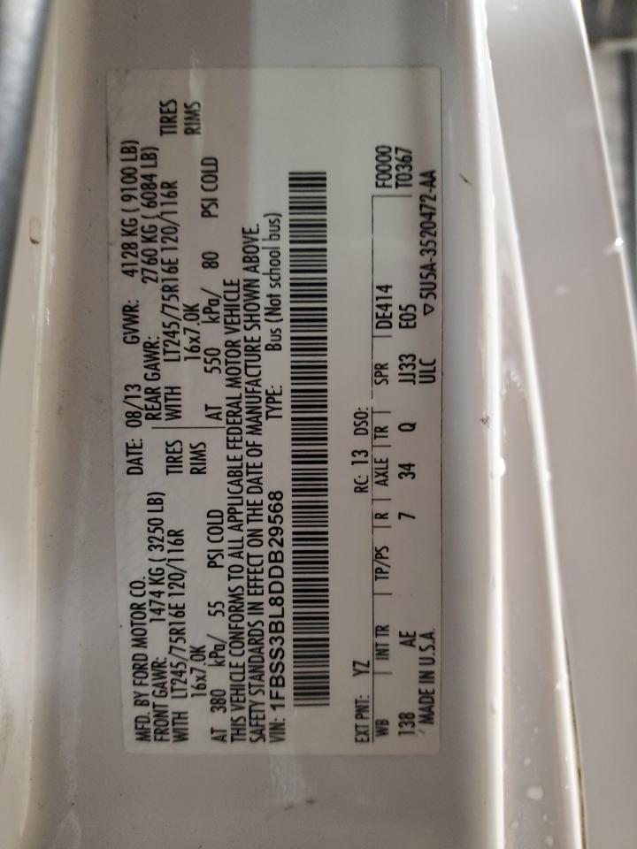 FORD ECONOLINE E350 SUPER DUTY WAGON