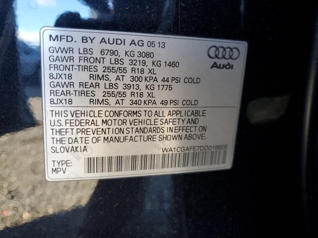 2013 AUDI Q7 PREMIUM #3291334144