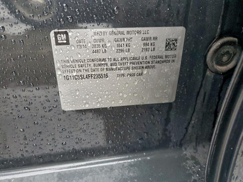 2015 CHEVROLET MALIBU 1LT #3297964772