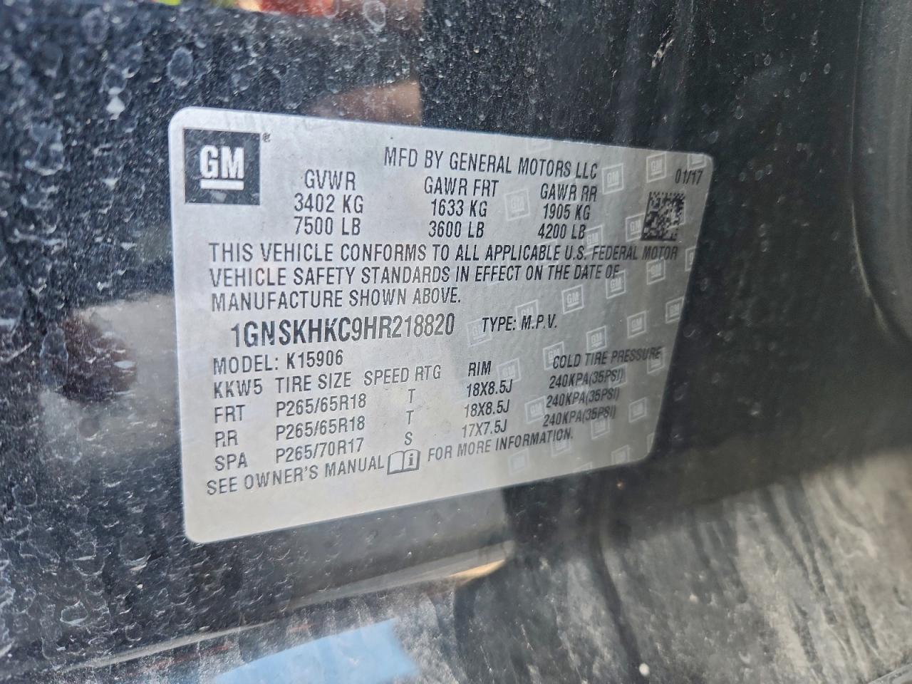 CHEVROLET SUBURBAN K1500 LT