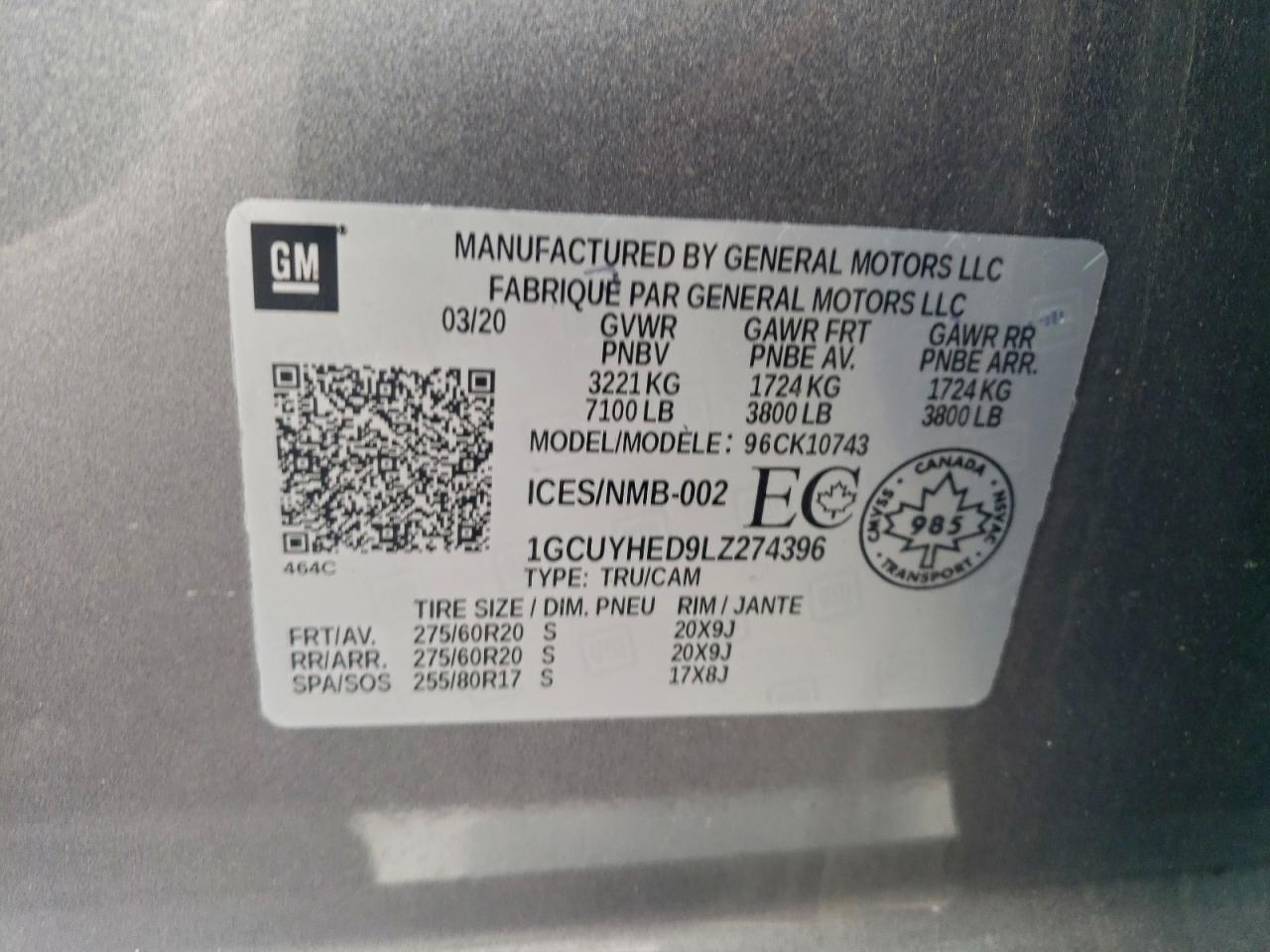 CHEVROLET SILVERADO K1500 HIGH COUNTRY