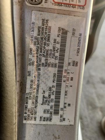 2012 FORD FIESTA SE #3296432728