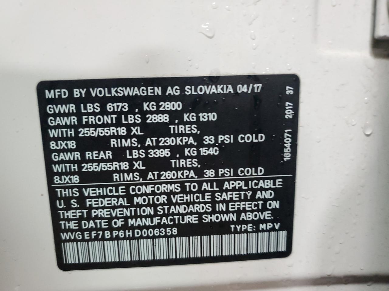 VOLKSWAGEN TOUAREG SPORT