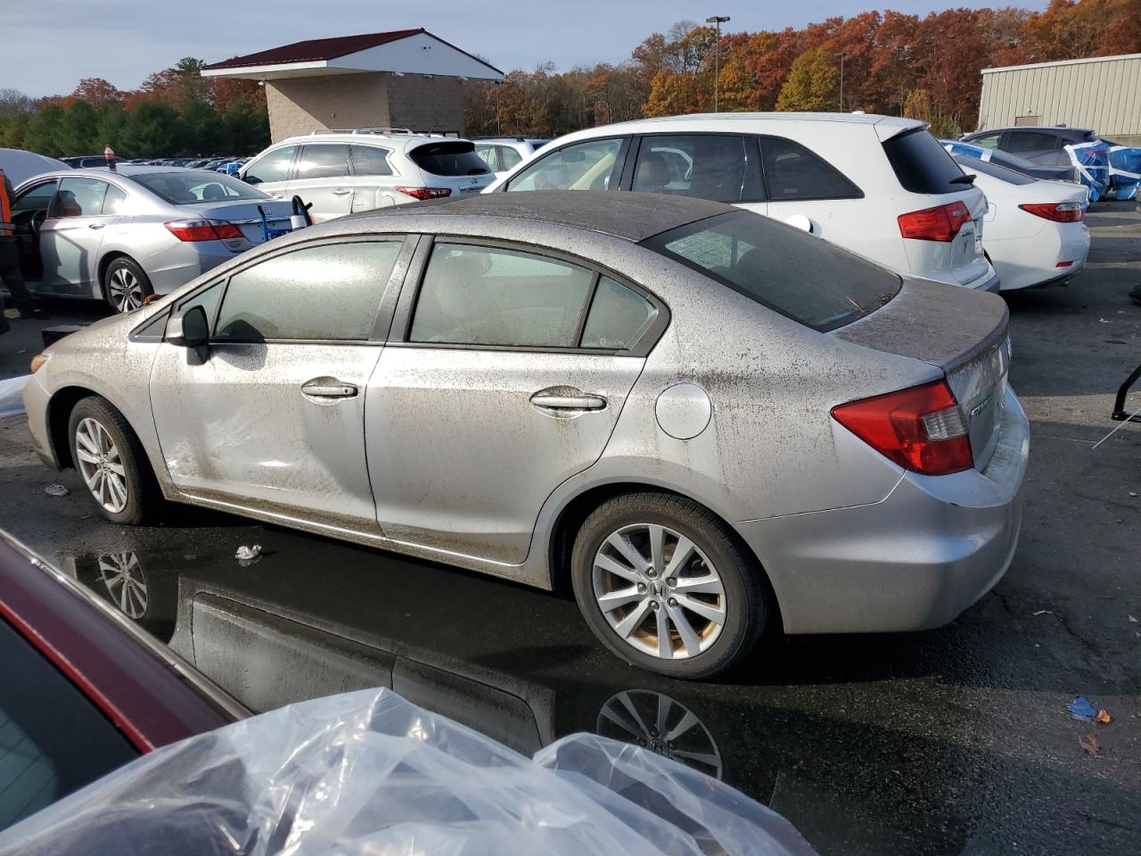 Lot #3316829399 2012 HONDA CIVIC EX