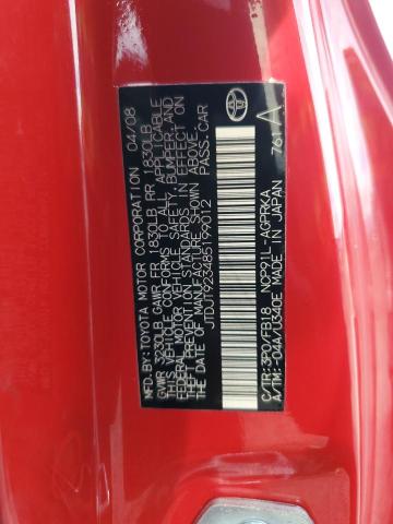 2008 TOYOTA YARIS #3293313443