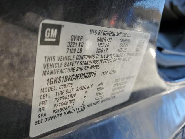 2015 GMC YUKON SLT #3304666922