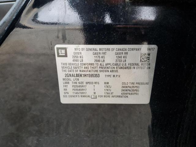 2017 CHEVROLET EQUINOX LS #3285704654