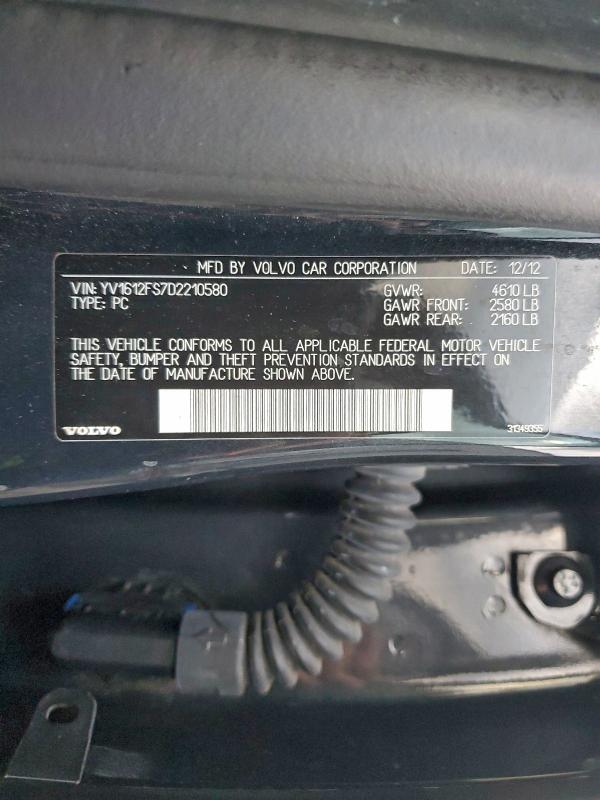 2013 VOLVO S60 T5 #3304753919