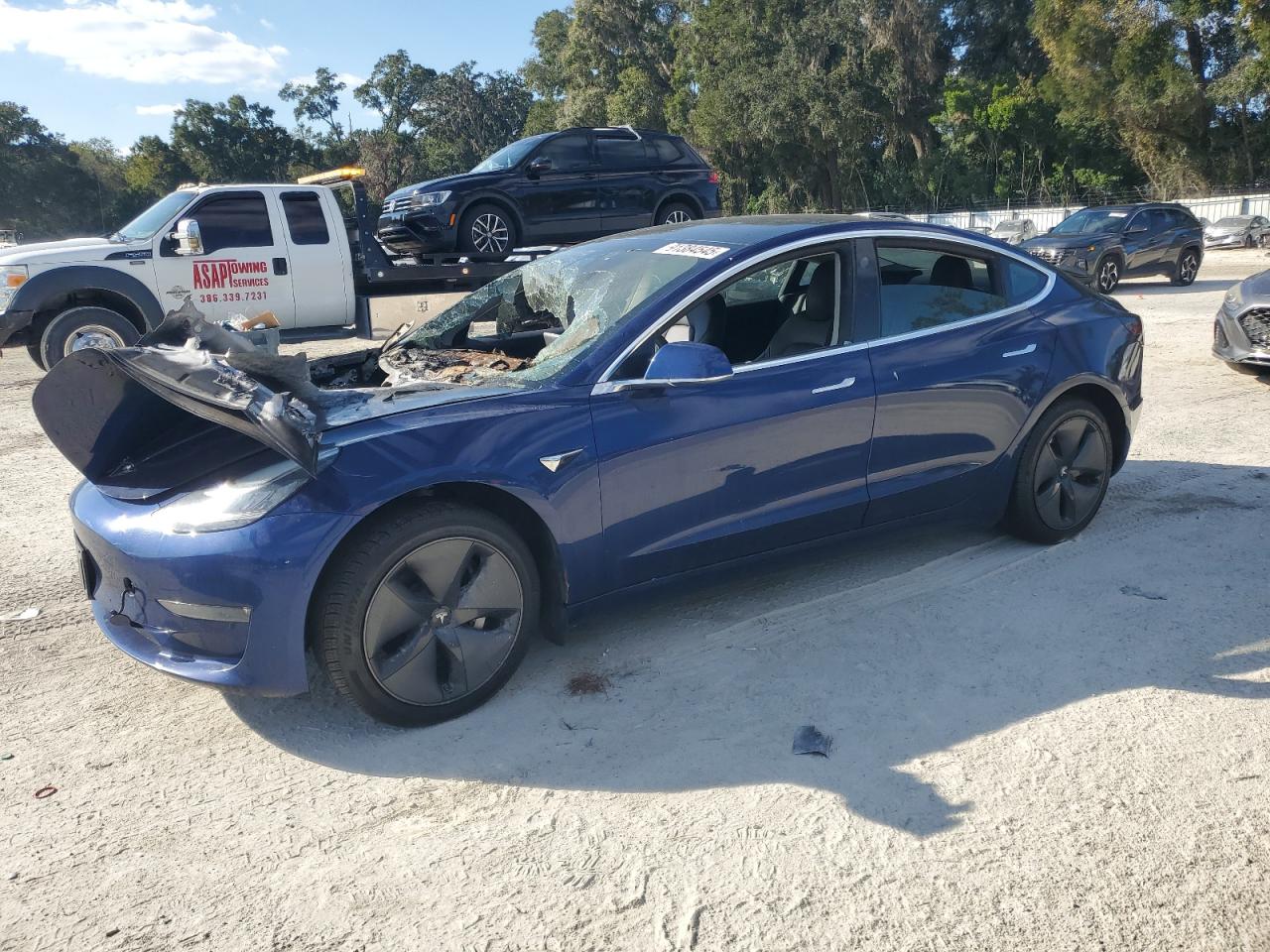 Lot #3315951159 2019 TESLA 3