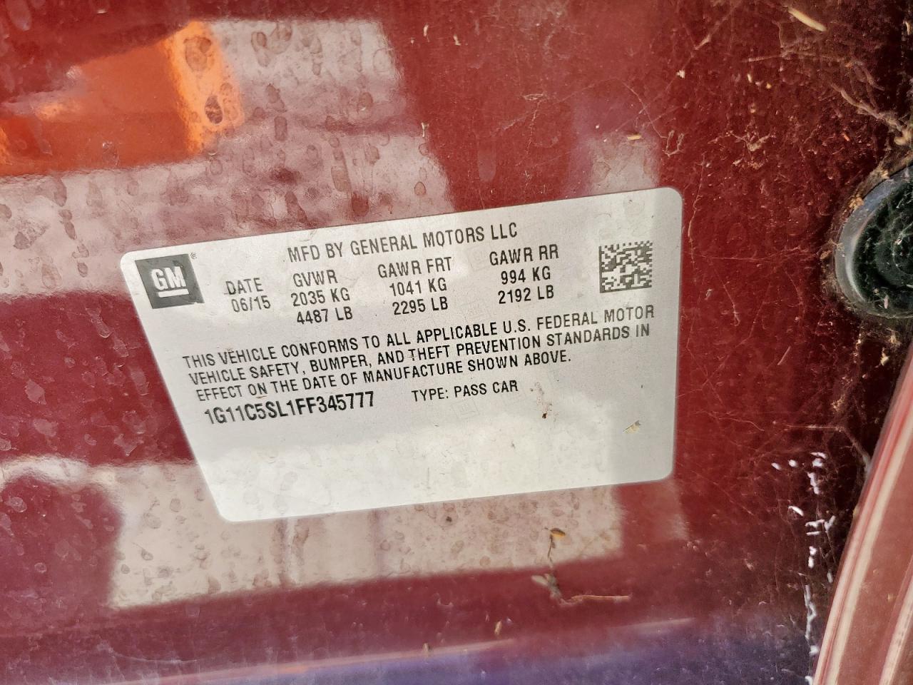 CHEVROLET MALIBU 1LT