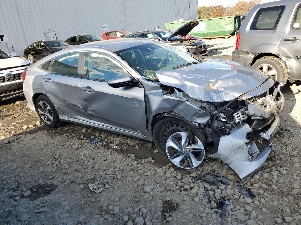 Lot #3301817345 2019 HONDA CIVIC LX