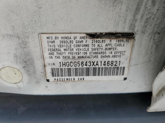 1999 HONDA ACCORD LX #3301751482