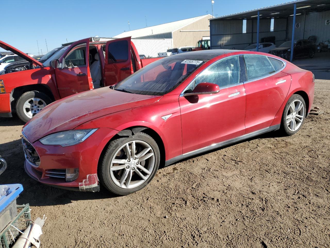 Lot #3283821430 2015 TESLA MODEL S 85