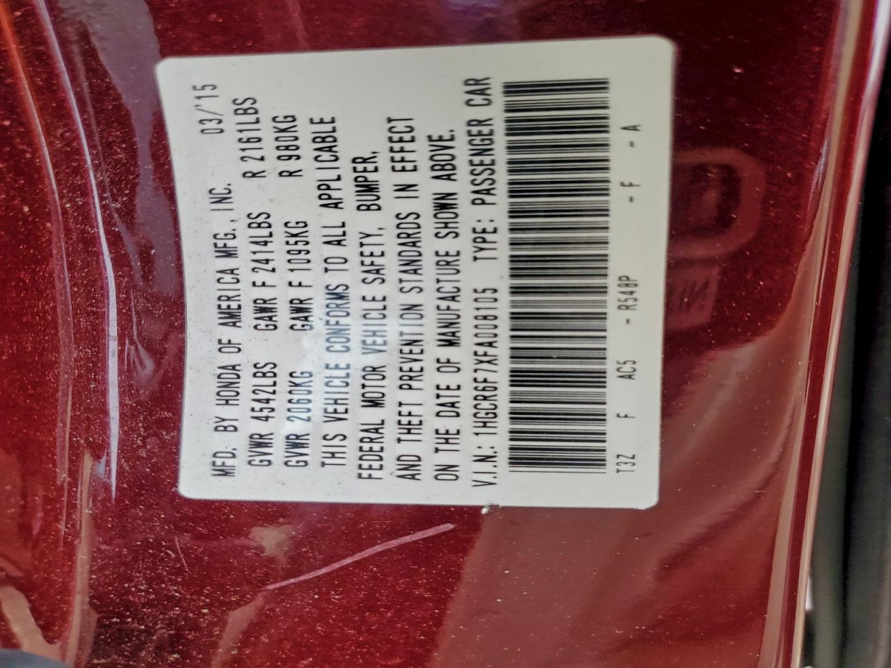 HONDA ACCORD TOURING HYBRID