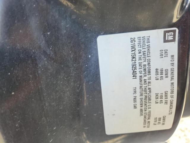 2001 CHEVROLET MONTE CARL #3292667609