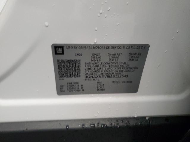 2021 CHEVROLET EQUINOX LT #3302909101