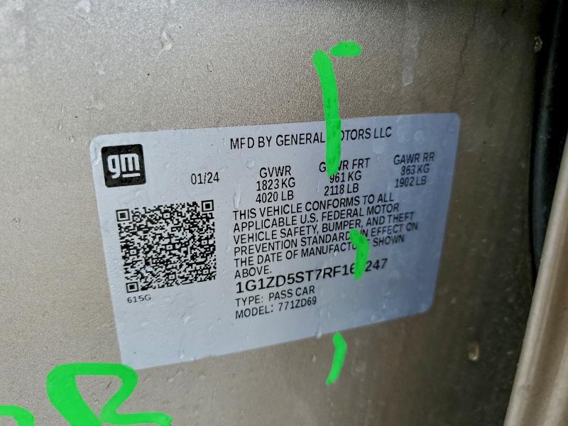 2024 CHEVROLET MALIBU LT #3303673928