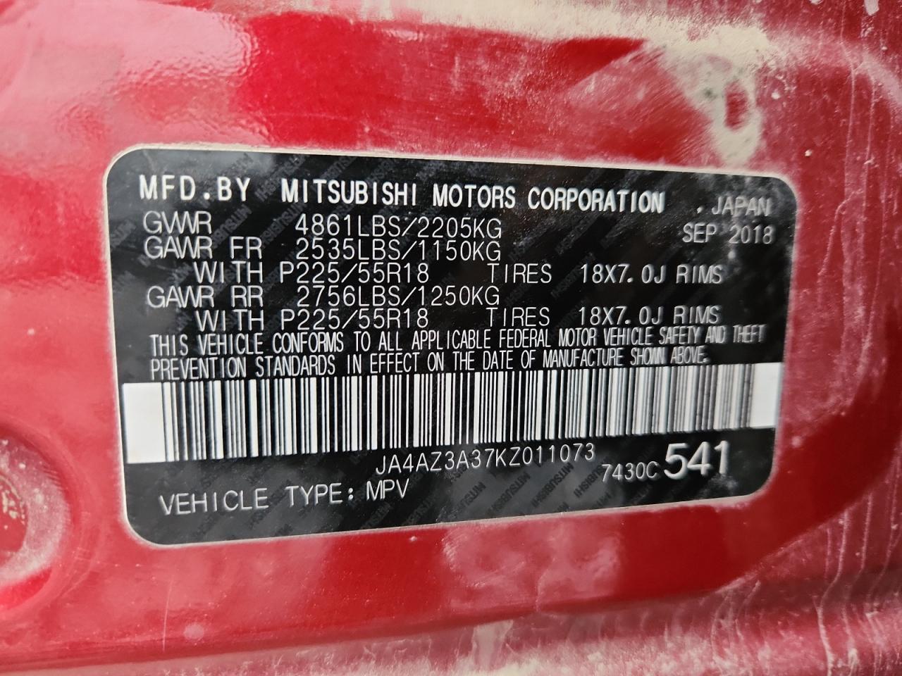 MITSUBISHI OUTLANDER SE