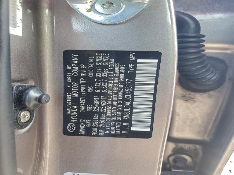 2012 HYUNDAI TUCSON GLS #3301829365