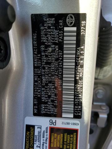 2015 TOYOTA CAMRY LE #3301751479