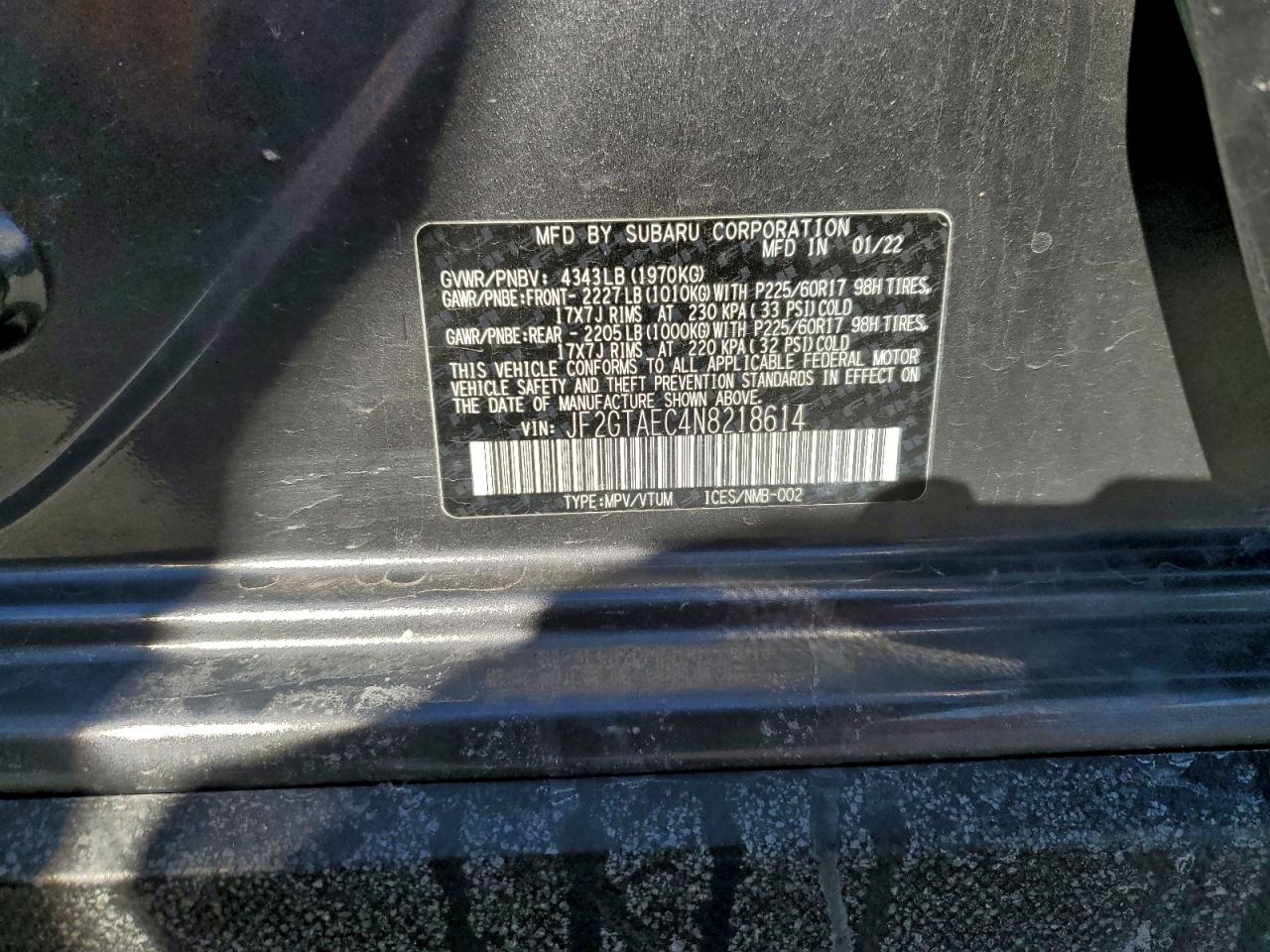 SUBARU CROSSTREK PREMIUM