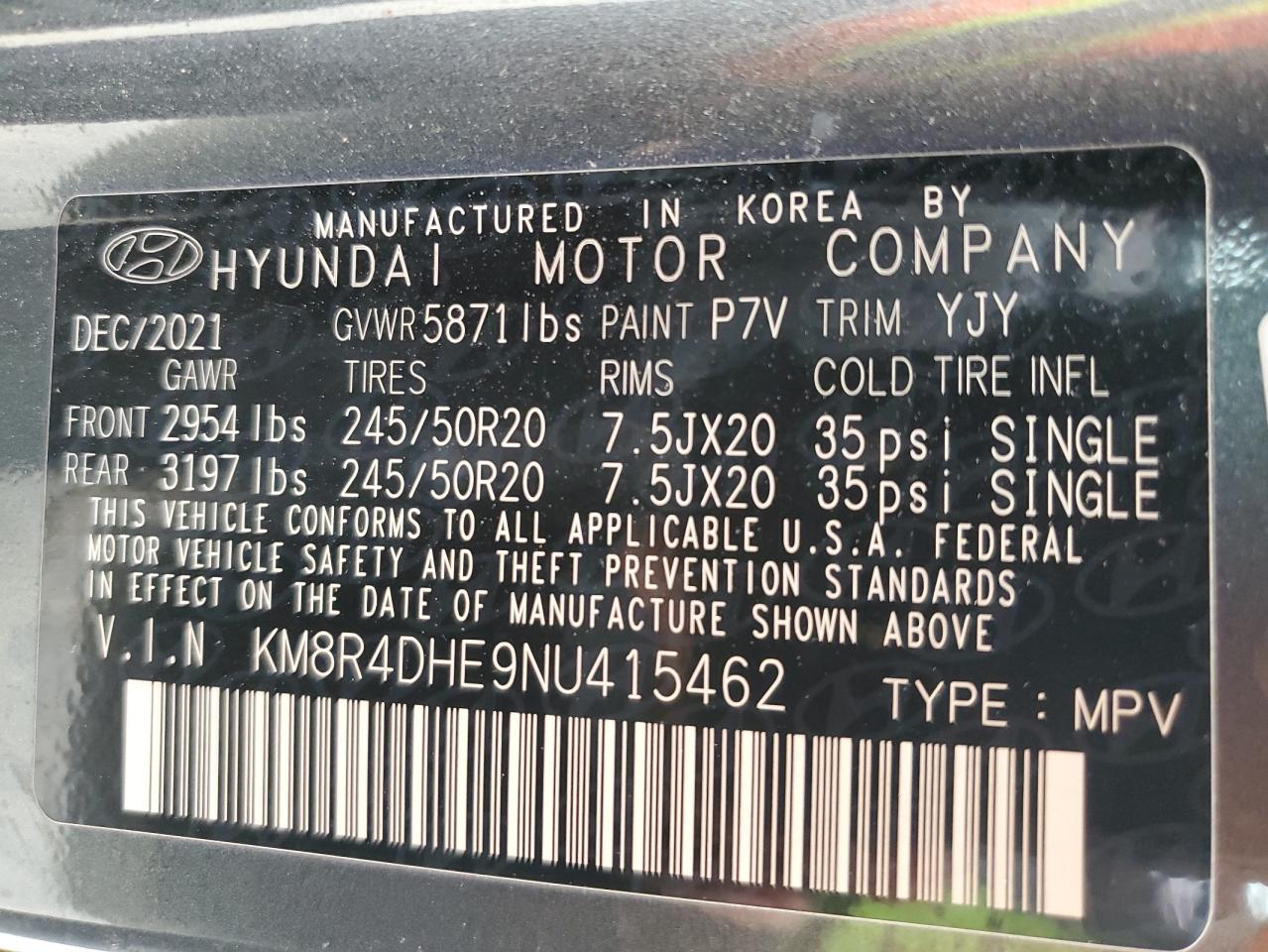 HYUNDAI PALISADE SEL