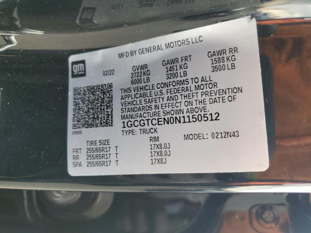 2022 CHEVROLET COLORADO L #3303882697