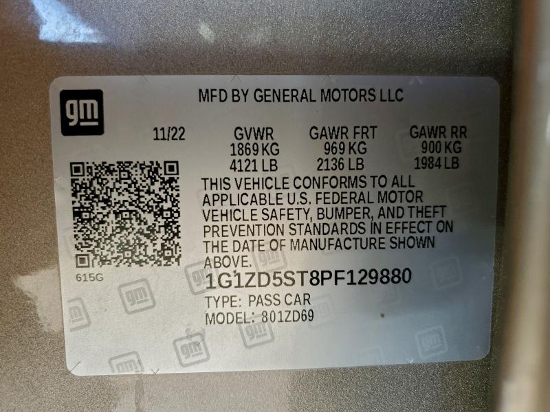 2023 CHEVROLET MALIBU LT #3304555440