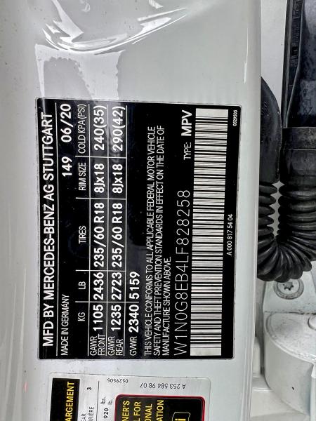 2020 MERCEDES-BENZ GLC 300 4M #3297072501