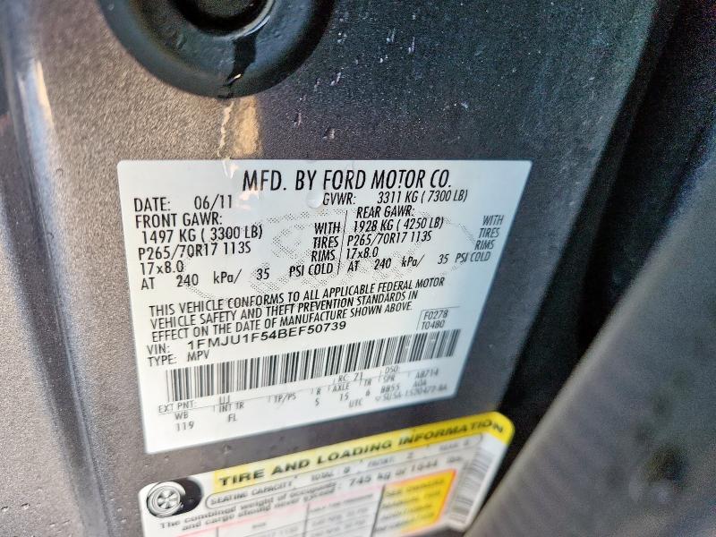 2011 FORD EXPEDITION #3290352770