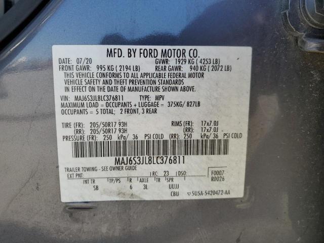 2020 FORD ECOSPORT S #3297082511