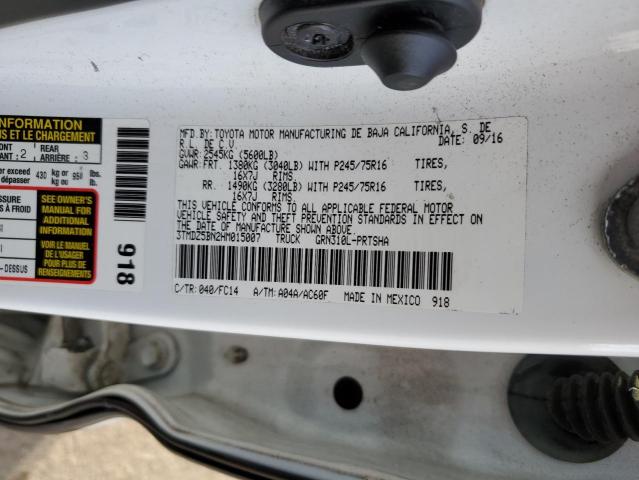 2017 TOYOTA TACOMA DOU #3296893837