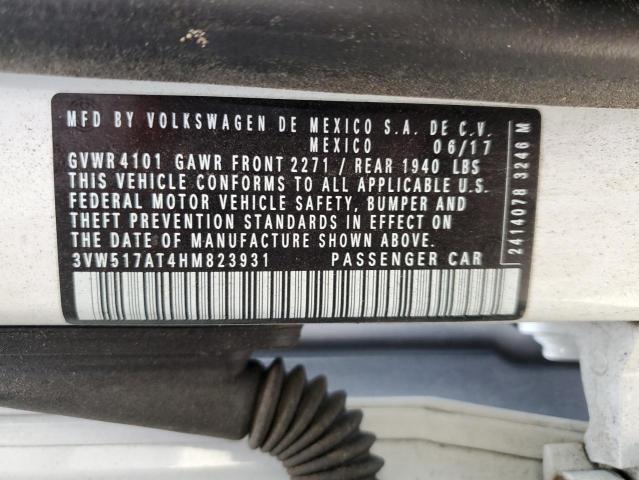 2017 VOLKSWAGEN BEETLE S/S #3303843515