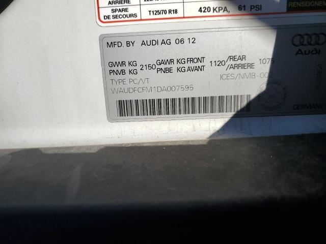 2013 AUDI A3 PREMIUM - WAUDFCFM1DA007595