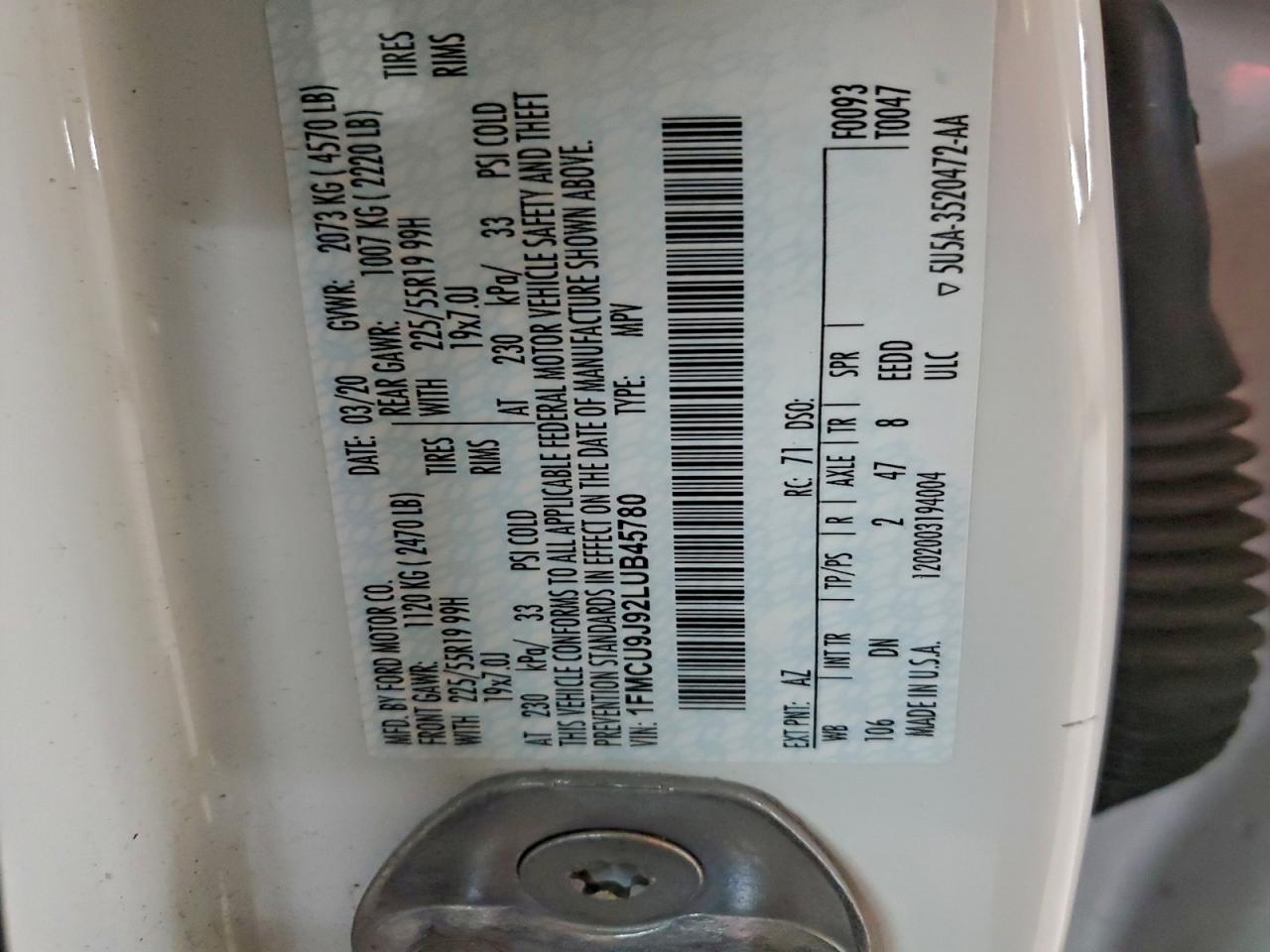 FORD ESCAPE TITANIUM