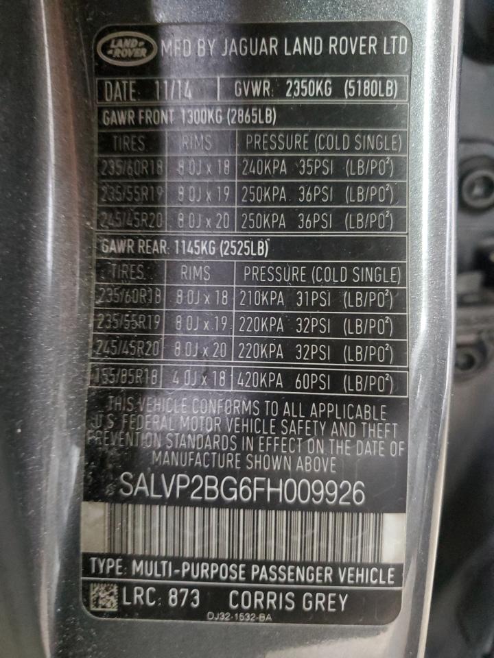 LAND ROVER RANGE ROVER PURE PLUS