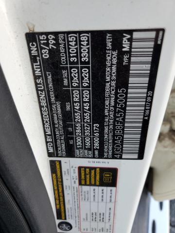 2015 MERCEDES-BENZ ML 350 #3293590451