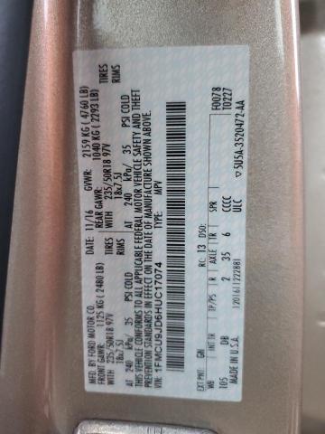 2017 FORD ESCAPE TIT #3292118946