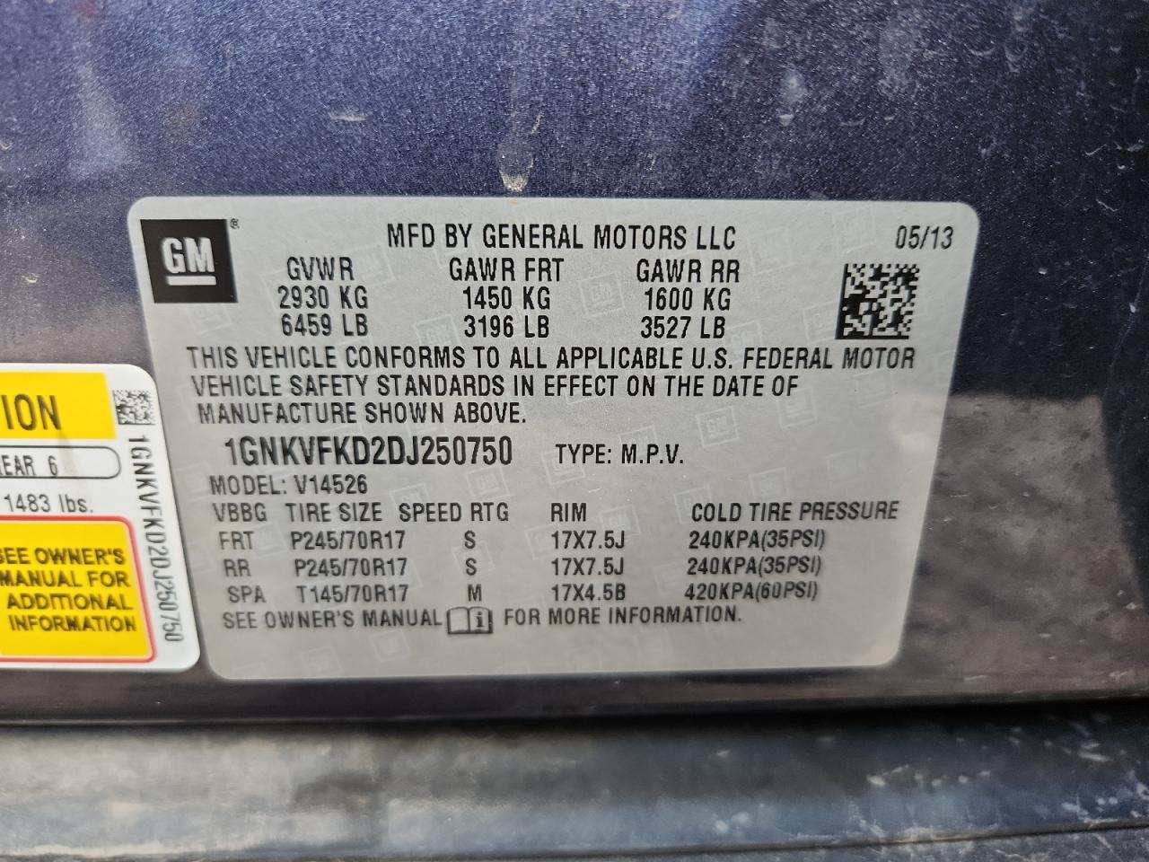 CHEVROLET TRAVERSE LS