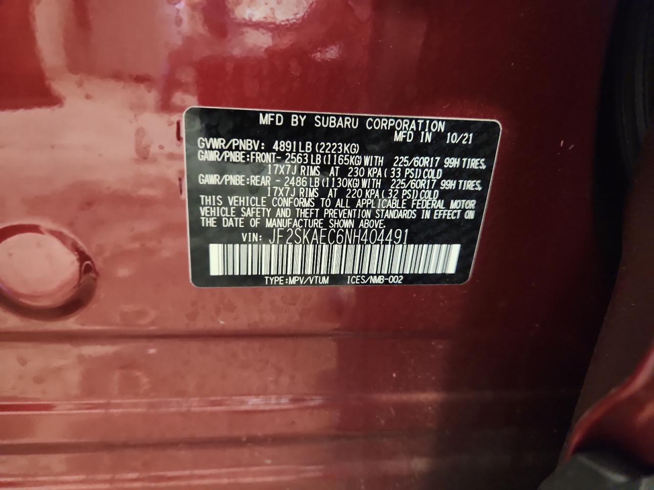 SUBARU FORESTER PREMIUM