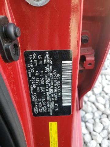 2014 HYUNDAI ACCENT GLS #3285012987